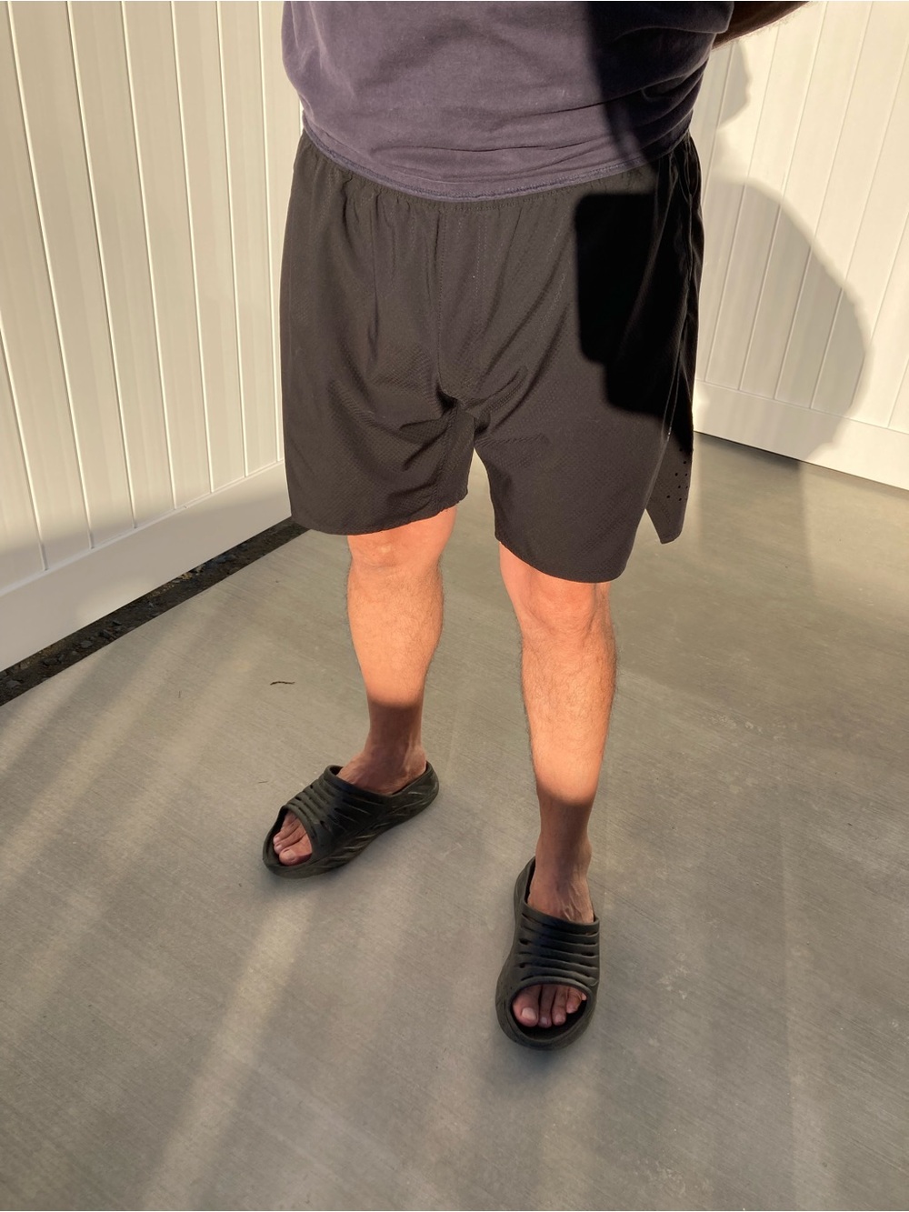 Men's Black Hybrid Shorts - Lightweight Athletic Shorts